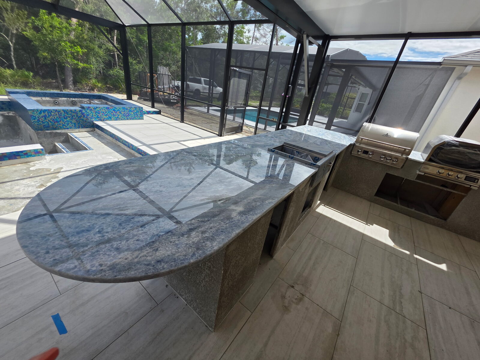 R&J Home Improvements project photo - countertops work in Central Florida.