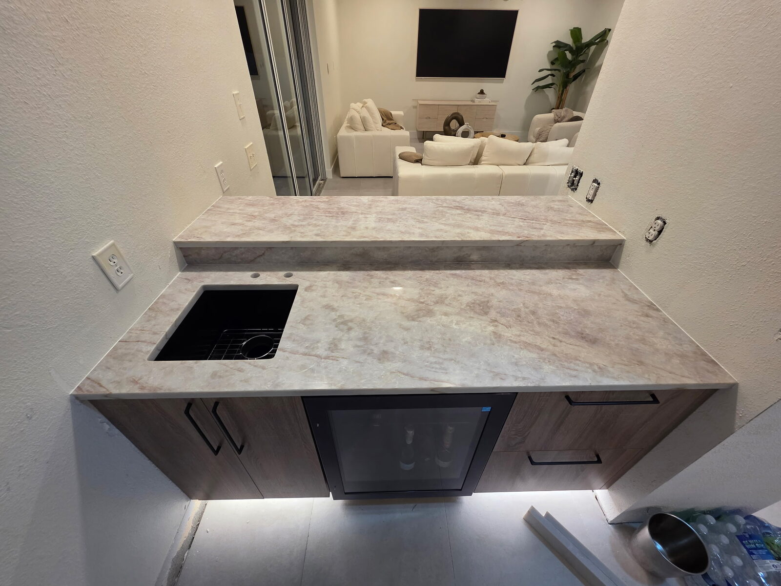 R&J Home Improvements project photo - countertops work in Central Florida.